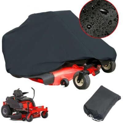 Lawn Mower Tractor Cover UV Sun Waterproof Garden Outside Yard Riding Protector