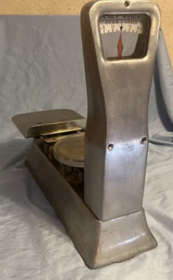 Antique the exact weight scale CO.Columbus 3-lb | eBay
