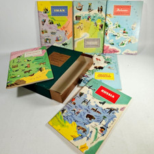 VTG American Geographical Society Around the World Program with Slipcover 1969