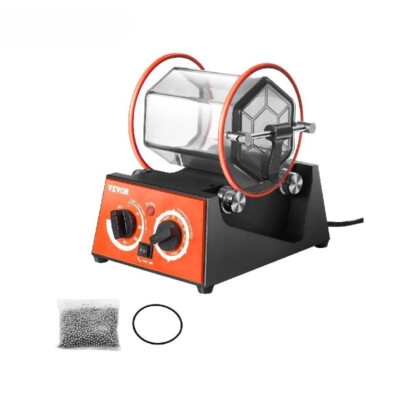 Rotary Tumbler Surface Polisher Drum Machine Gem DIY Mini-Tumbler Finishing Tool