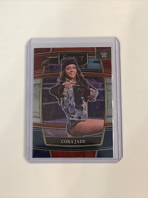 2022 Panini Select WWE Concourse Red and Blue Cora Jade #65 Rookie RC A-35