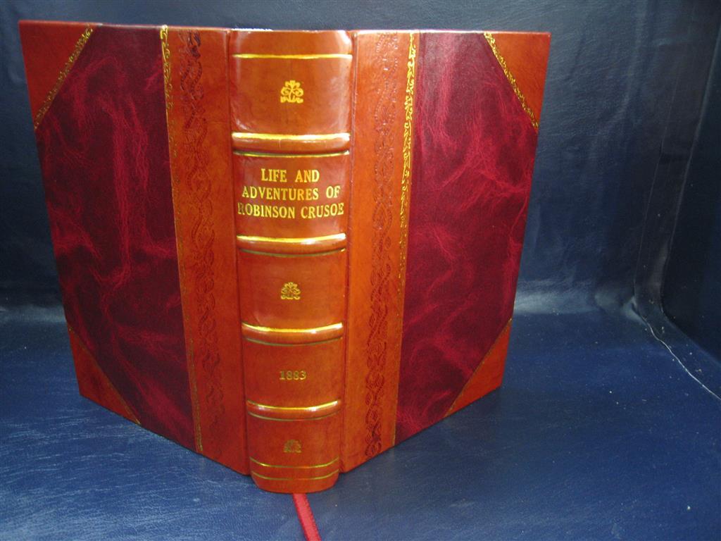 Robinson Crusoe Leather Bound 1858 Edition Volume 40
