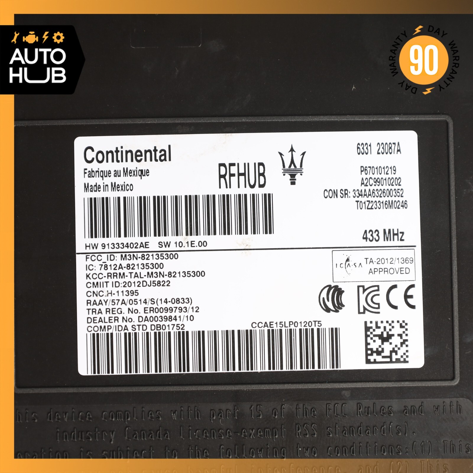 17-22 Maserati Levante M161 Ghibli Keyless Go Entry Control Module Unit OEM 26k