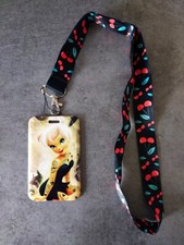 Porte carte-badge Clochette Tatouée Pin-up