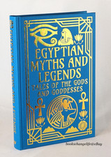 EGYPTIAN MYTHS AND LEGENDS Deluxe Hardcover Edition with Painted Edges *New*