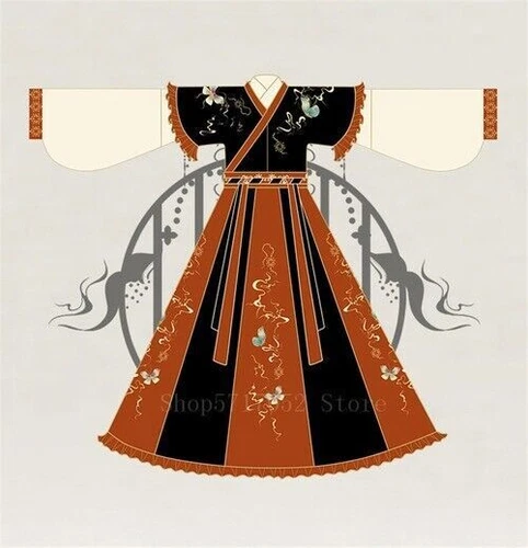 Fairy Ancient Chinese Hanfu Dress Costume Embroidery Ming Dynasty Princess Folk - Picture 16 of 27