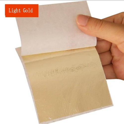 150X Imitation Rose Rose Sliver Copper Foil Papers Feuilles Feuilles De / - Zdjęcie 22 z 25