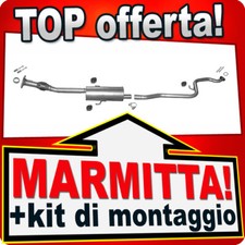 Scarico per TOYOTA YARIS 1.4 D-4D 90CV dal 09.2011 Marmitta