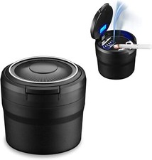 Besylo Auto-Aschenbecher Easy Clean Up Abnehmbarer Autoaschenbecher mit LED