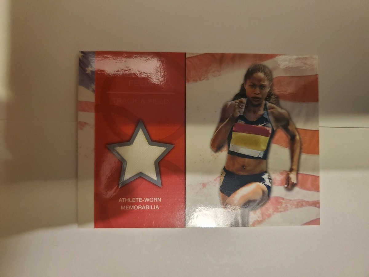 Allyson Felix 2012 Topps U.S. Olympic Team Memorabilia Card Track 