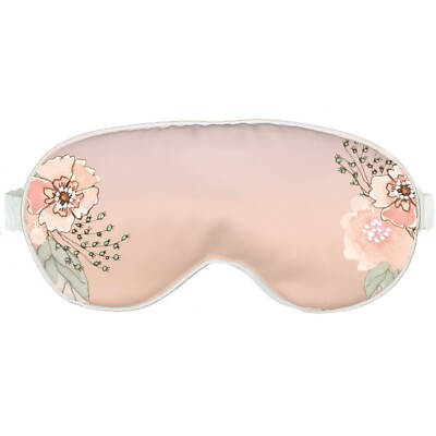 Lot of 30 Satin Floral Blush Sleep Mask for Women Teens - Free USA Shipping!!