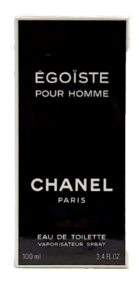 ❤️EGOISTE CHANEL for Men 3.4oz 100ml. EDT, in box,sealed,vintage