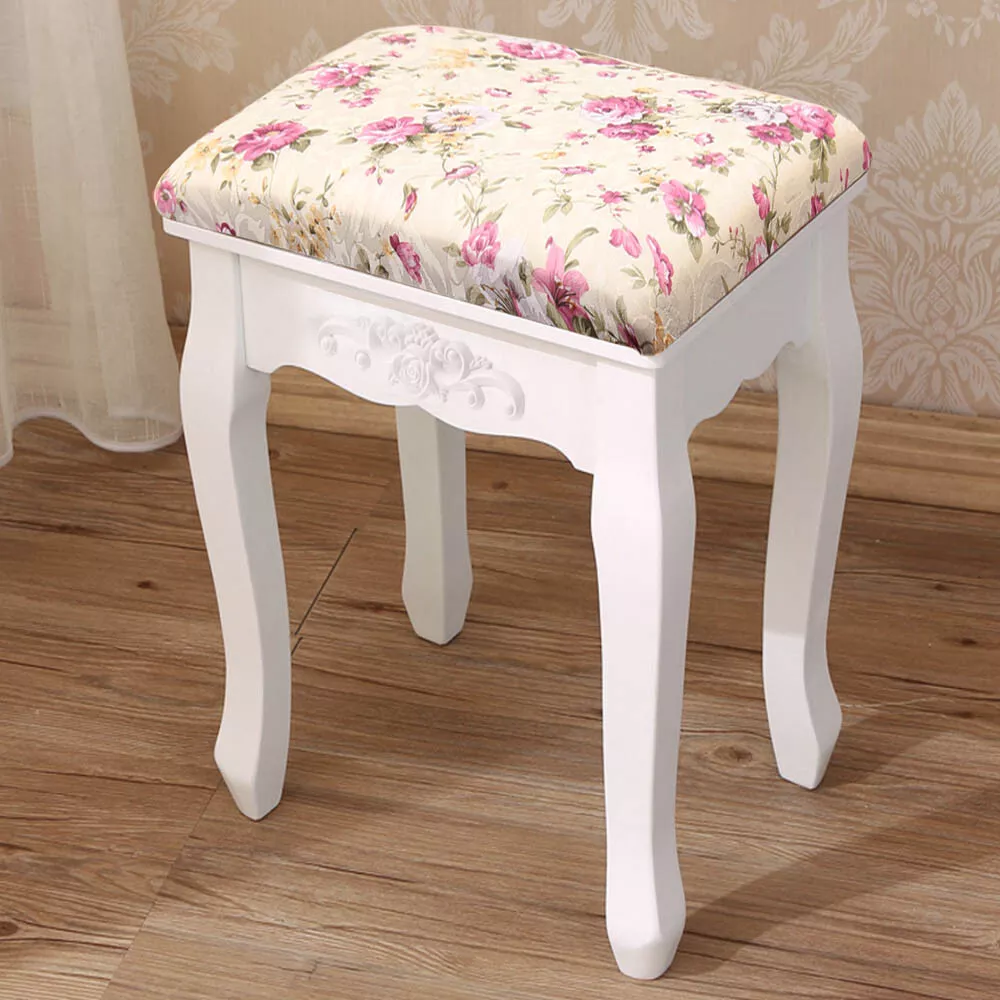Vintage dressing table stool hot sale