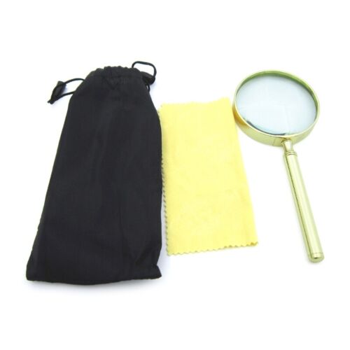 65mm Handheld 30X Optical Magnifier Magnifying Glass Loupes Jewelry Reading Lens - Picture 1 of 7