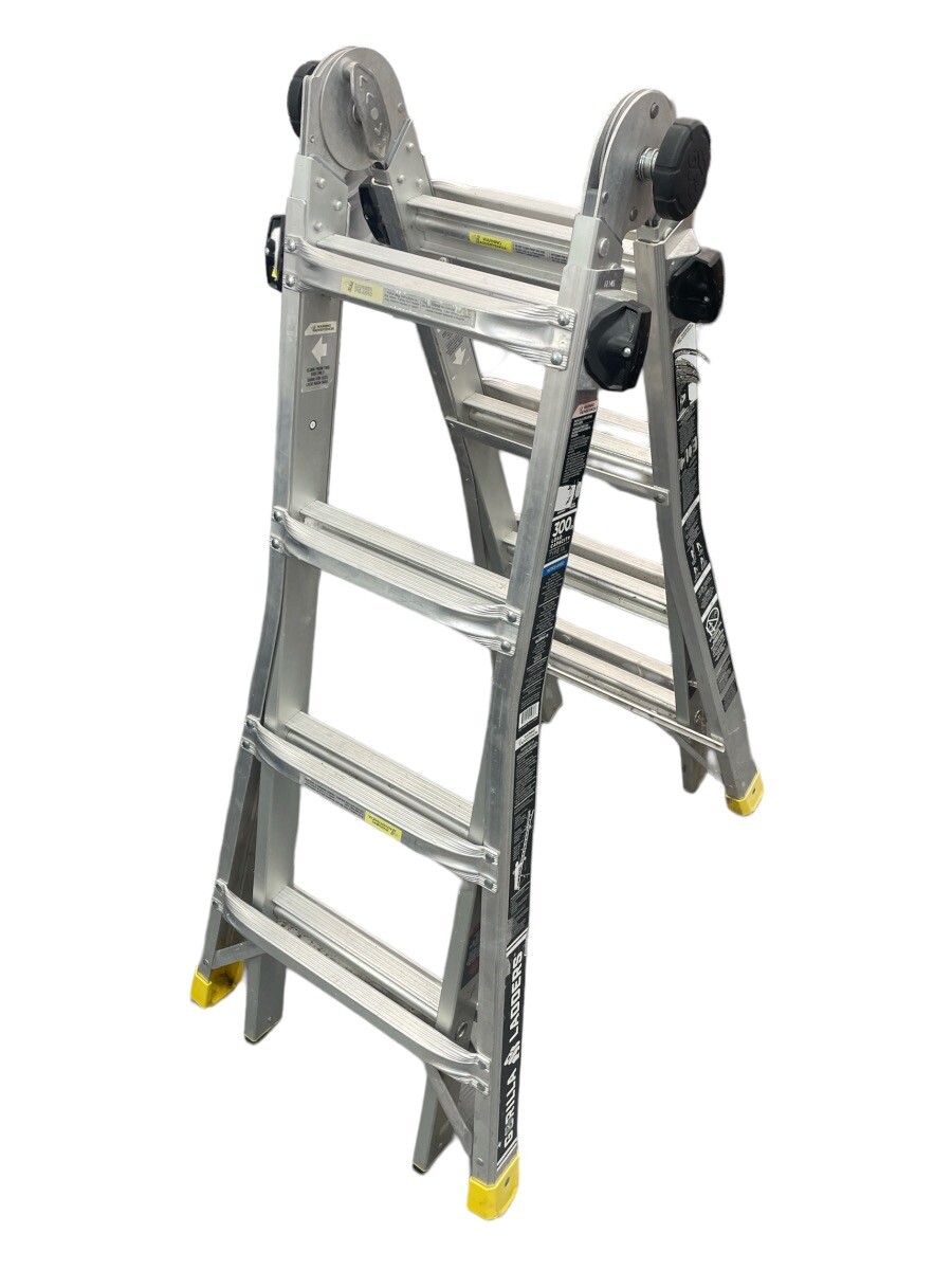 Gorilla 18Ft Aluminum Multi Position Ladder Model GLMPXA18