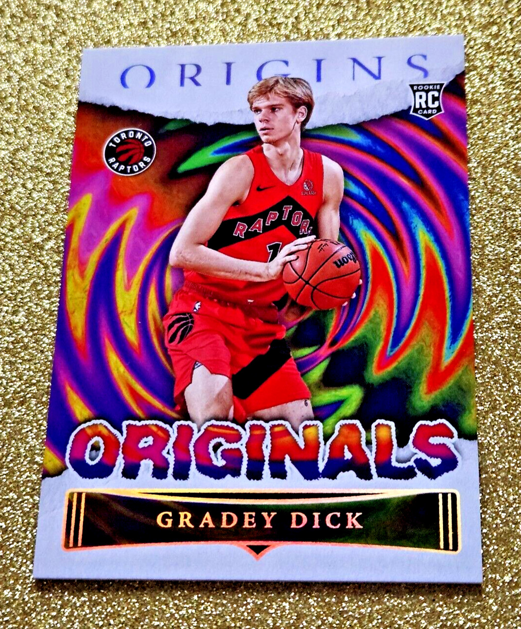 2023-24 Panini Origins Gradey Dick #10 ORIGINALS Rookie Holo MINT SP RC 💜💜
