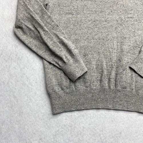 J Crew Sportsman Sweater Mens Large Gray 1/4 Zip Cotton Long Sleeve Casual - Picture 8 of 15