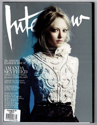 INTERVIEW magazine 03/2011 AMANDA SEYFRIED PROENZA SCHOULER TODD HAYNES KAREN KI
