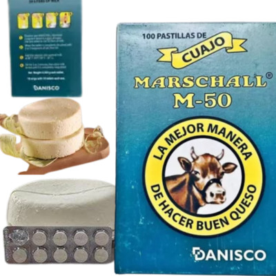 Cuajo Coagulante Marschall 10 Pastillas Tabletas Para Hacer Queso Rennet Tablets