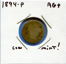 W@W 1894-p  Barber Dime, ( Better Date!! ) AG+ !!!!!!!!!!