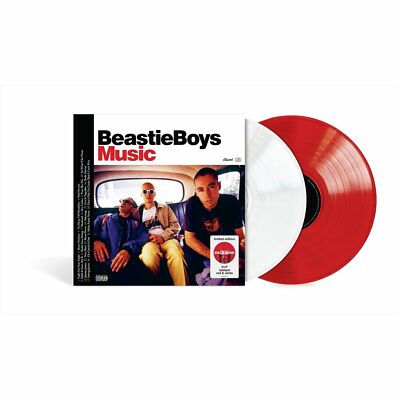 BEASTIE BOYS MUSIC 2X VINYL NEW! LIMITED OPAQUE RED + WHITE LP