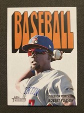 2021 Topps Heritage Minor League 1972 Pack Cover #15 ROBERT PUASON A’s Minors