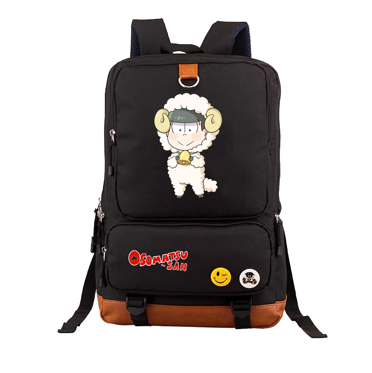 Mr. Osomatsu-San Canvas Backpack School Durable Mochila Laptop Travel Sport bags