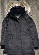 Nobis Women's Carla Canadian White Duck Down Parka Coat Jacket Size Medium
