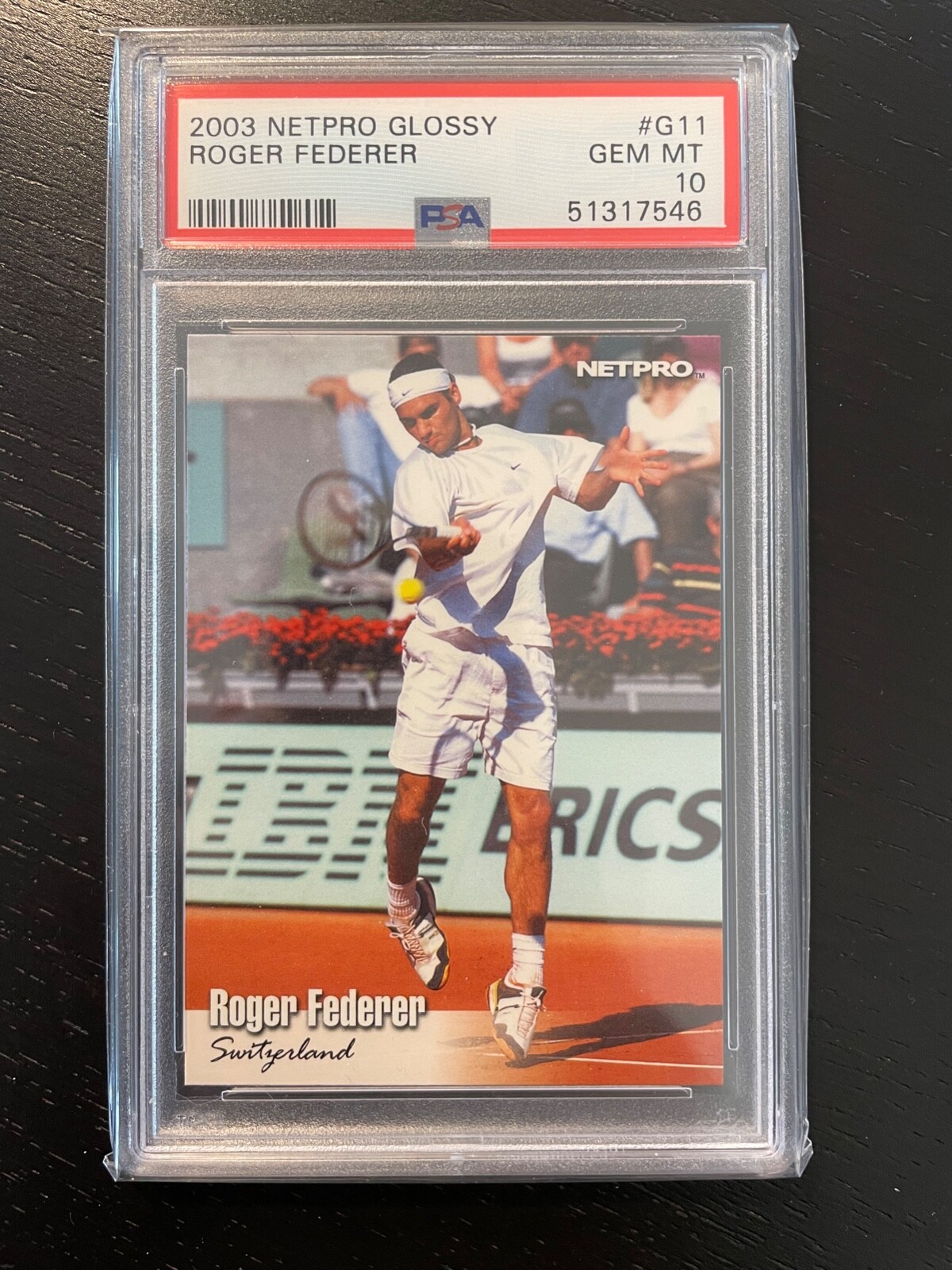 🔥Invest Now🔥 2003 Netpro Glossy Roger Federer #G11 RC Rookie PSA 10 - Pop 77