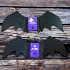 2 Bat Wings Pet Costumes Adjustable Fit Kitten Cat Puppy Dog Halloween Vampire