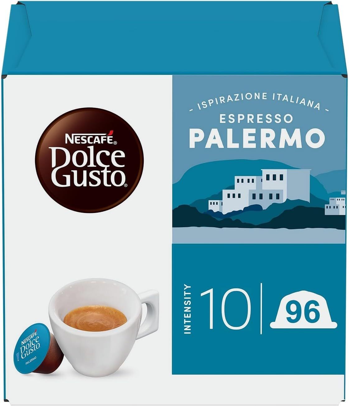 NESCAFÉ DOLCE GUSTO Espresso Palermo Caffè, 6 96 unità (Confezione da 1)
