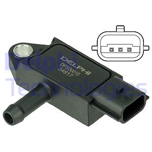 Delphi DPS00015 Sensor, Abgasdruck For Dacia Infiniti Nissan Opel Renault Vauxha-image