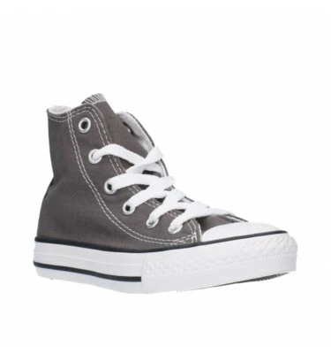 CONVERSE ALL STAR 3J793 HI CHARCOAL GREY CASUAL SHOE KID'S SNEAKER