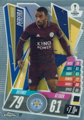 Topps Match Attax Chrome CL 20/21 Nr. 27 Ricardo Pereira