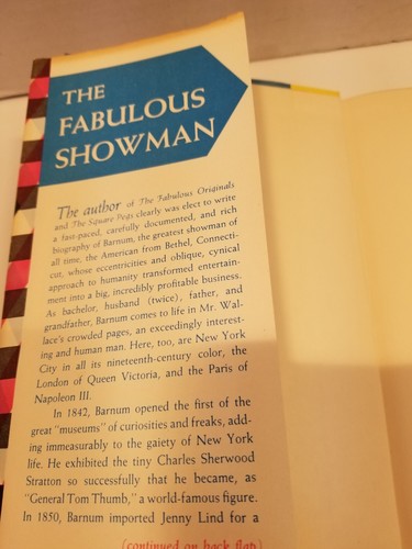 The Fabulous Showman The Life And Times Of P. T. Barnum by Irving Wallace 1959 - Picture 4 of 11