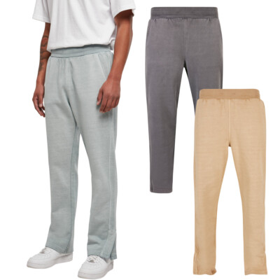 Urban Classics Heavy Terry Garment Dye Slit Sweatpants Herren Jogginghose loose