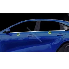 For Kia Forte K3 19-2024 Chrome Steel Lower Window Sill Molding Strip Trim 4pc