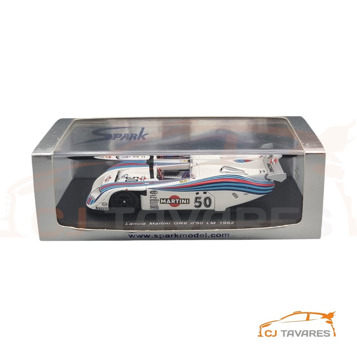 Spark Lancia Martini GR6 50 LM 1982 Model Car Spark 1/18 Lancia