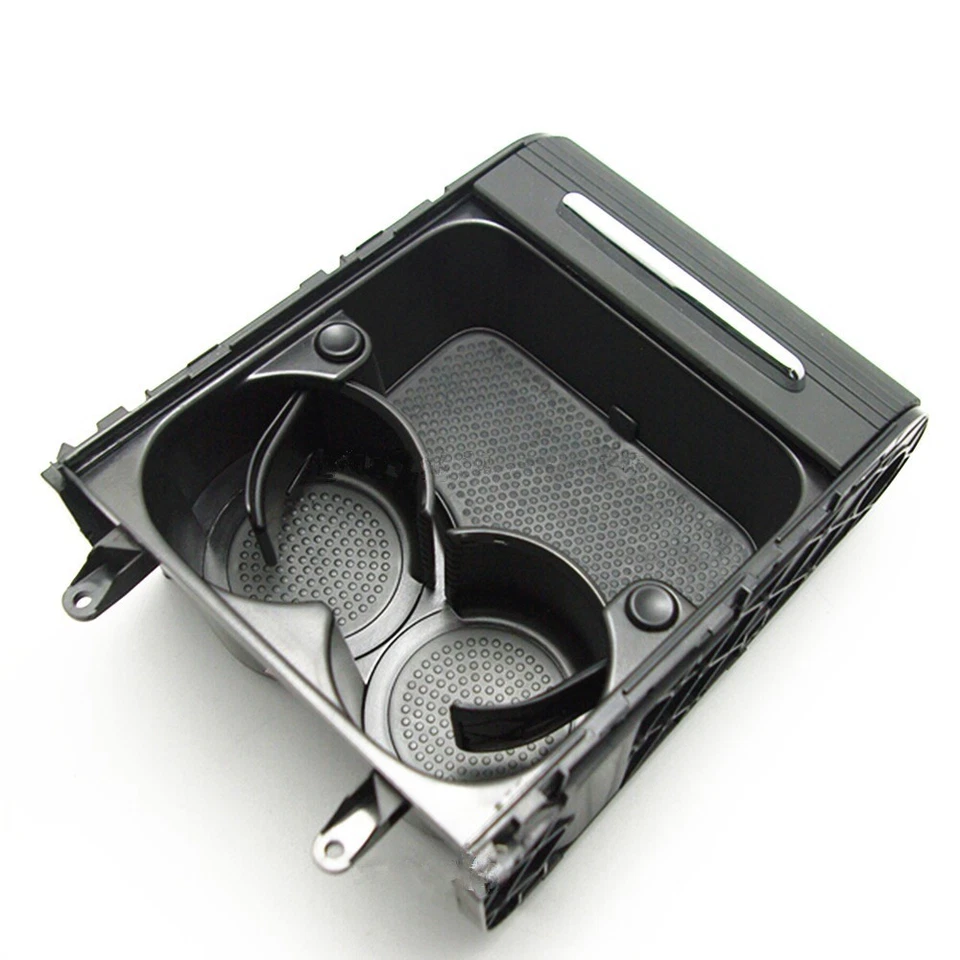 0EM Cubierta de reposabrazos Negro Portavasos Bandeja Caja de Almacenamiento para VW Passat CC B6 B7 Foto 2 de 4