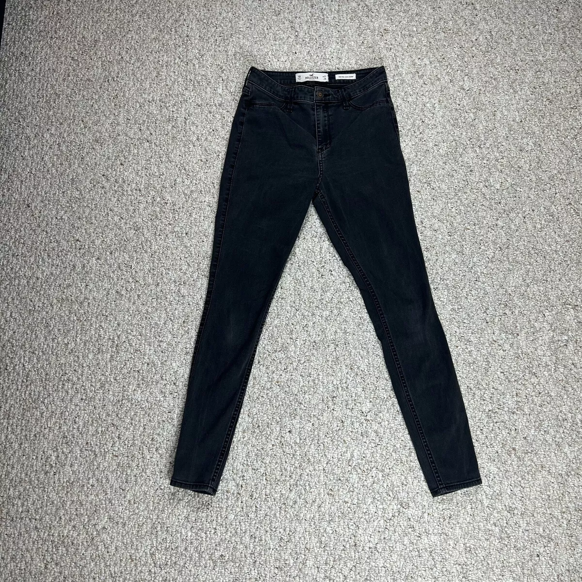 Hollister High Rise Jean Legging Juniors 5R 27x28 W27 L28 Black Denim  Jeggings