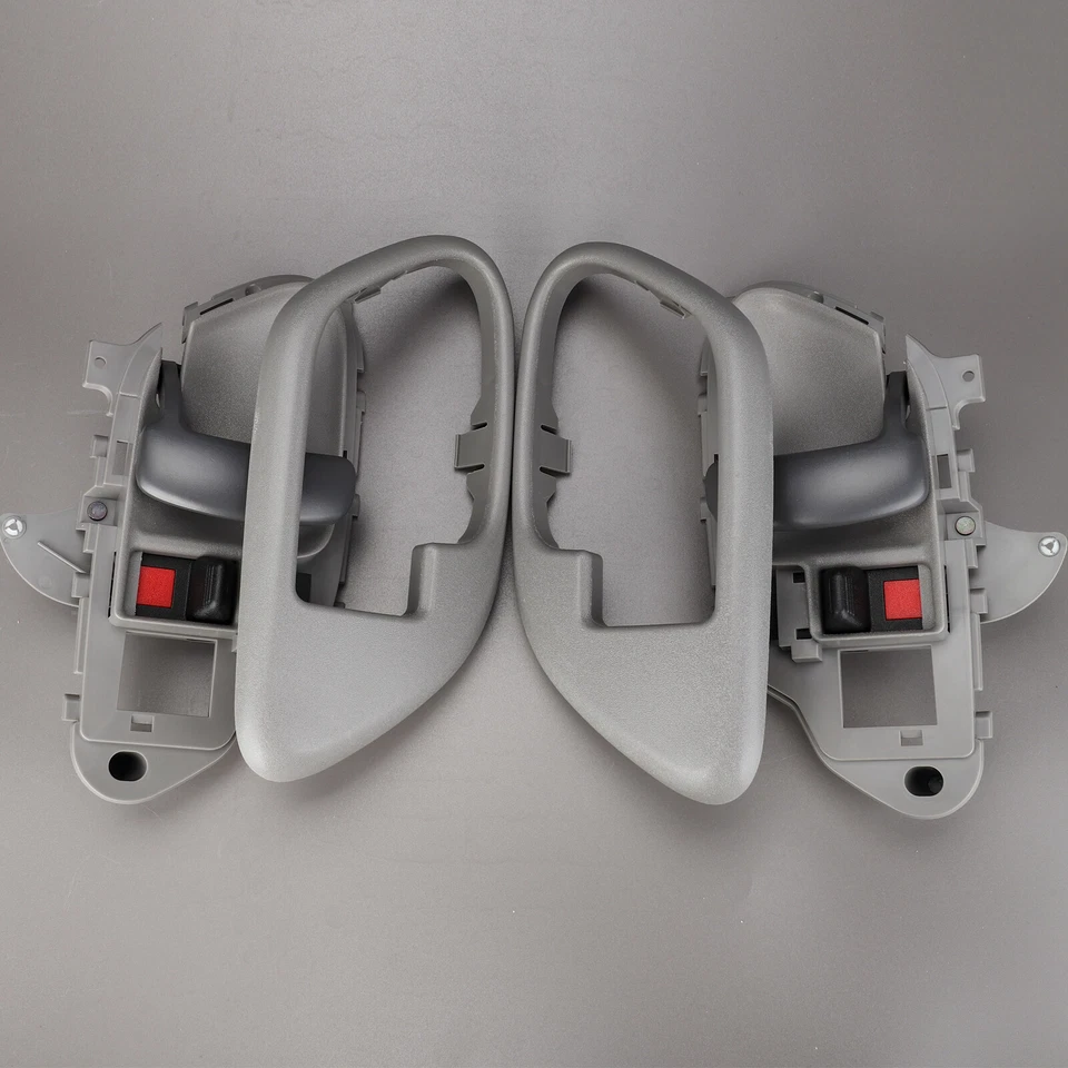 Manijas y biseles de puerta grises L&R para Chevy GMC Silverado 1995-2000 C/k 1500 2500 Foto 3 de 4