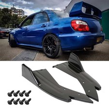 Rear Bumper Spoiler Splitter Lip Diffuser Side Skirt For Subaru Impreza Wrx Sti