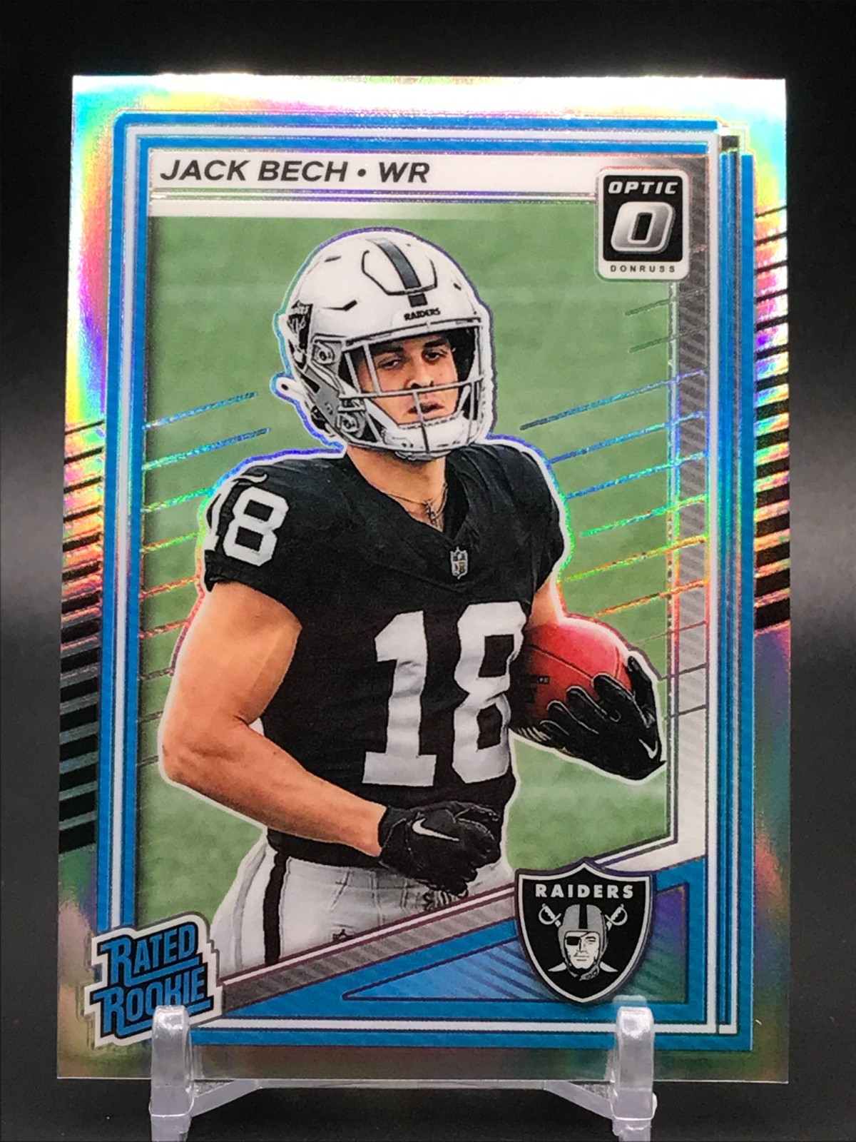 2025 Panini Donruss Optic - Jack Bech #211 Silver Holo (RC)