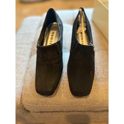 Jubilee ''Side Detail'' Square Toe Slip-On Pumps   Black