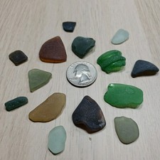 Natural Tumbled Sea Glass - Ideal for Handmade Jewelry Projects - 00MC