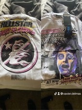 HELLSTAR Men s White Graphic Logo Print T-Shi...
