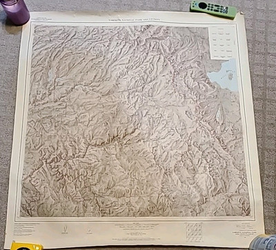 Yosemite National Park California Vtg Map Geological Survey USGS 1963 Topo