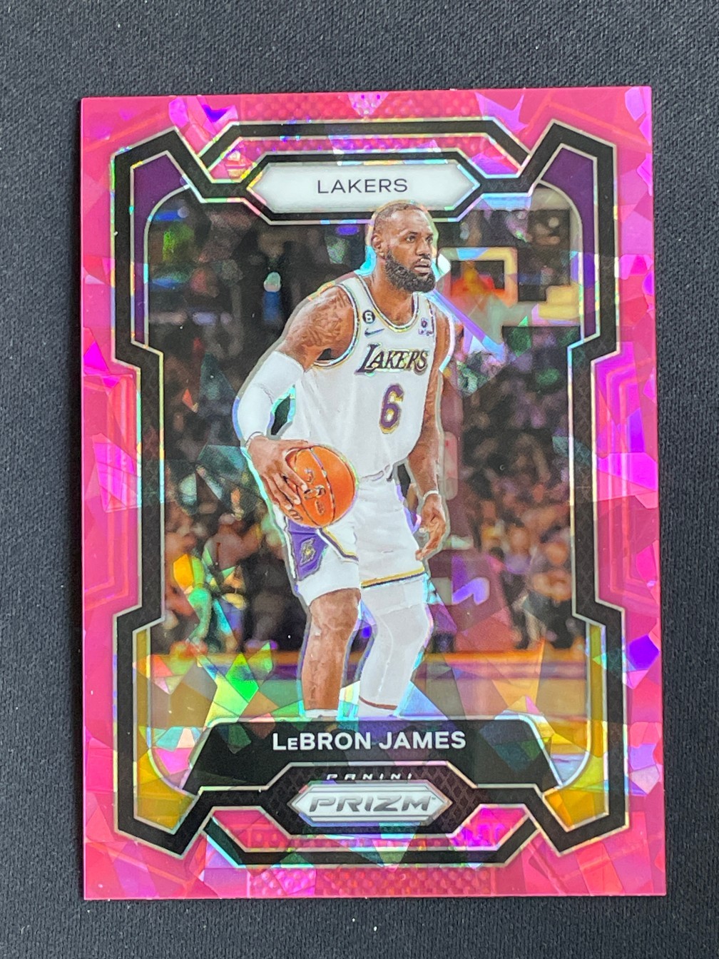 LeBron James 2023-24 Panini Prizm Pink Ice #63