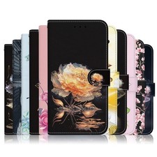 Butterfly Flower Cat Wallet Phone Case for Motorola Edge 30 G34 G84 G14 G22 E13