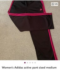 Women's Adidas Track Pants Size Medium